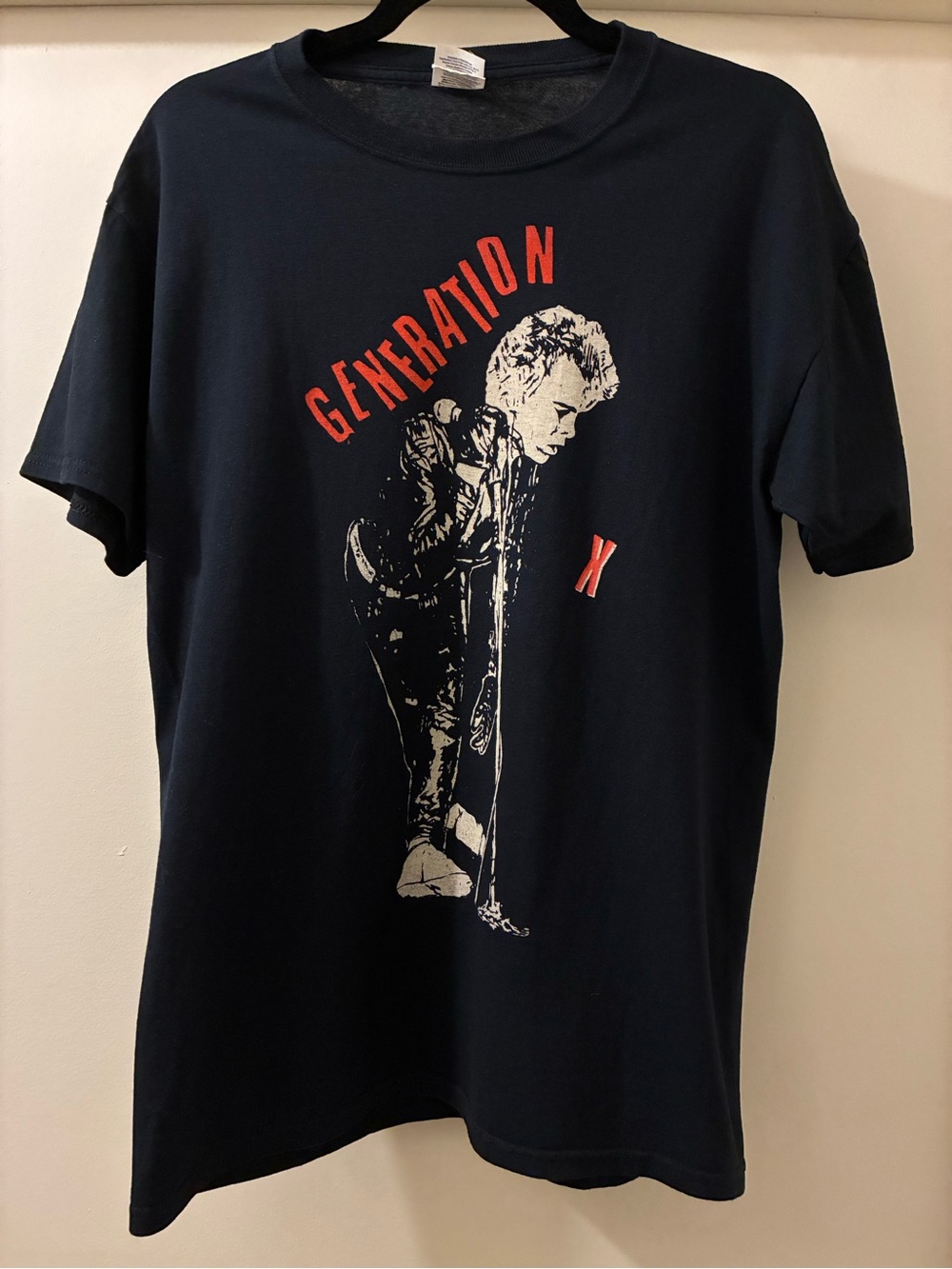 Billy Idol Generation X Fruit of the Loom T Black